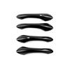 4pcs Glossy Black Exterior Door Handle Cover Trims For Chevrolet Trax 2024 2025
