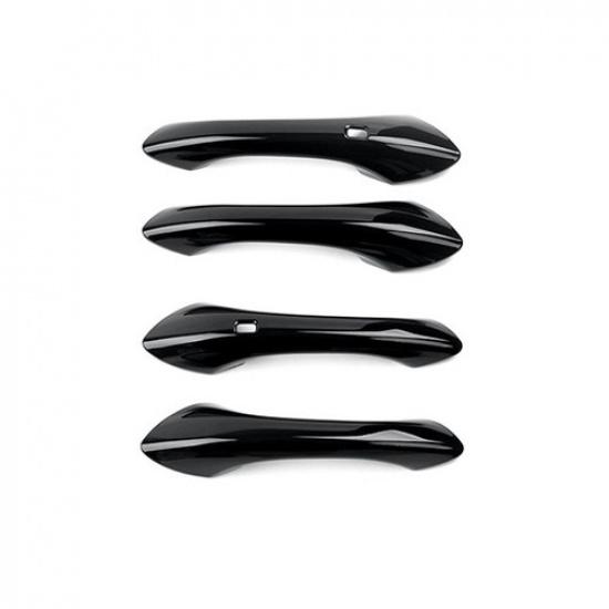 4pcs Glossy Black Exterior Door Handle Cover Trims For Chevrolet Trax 2024 2025