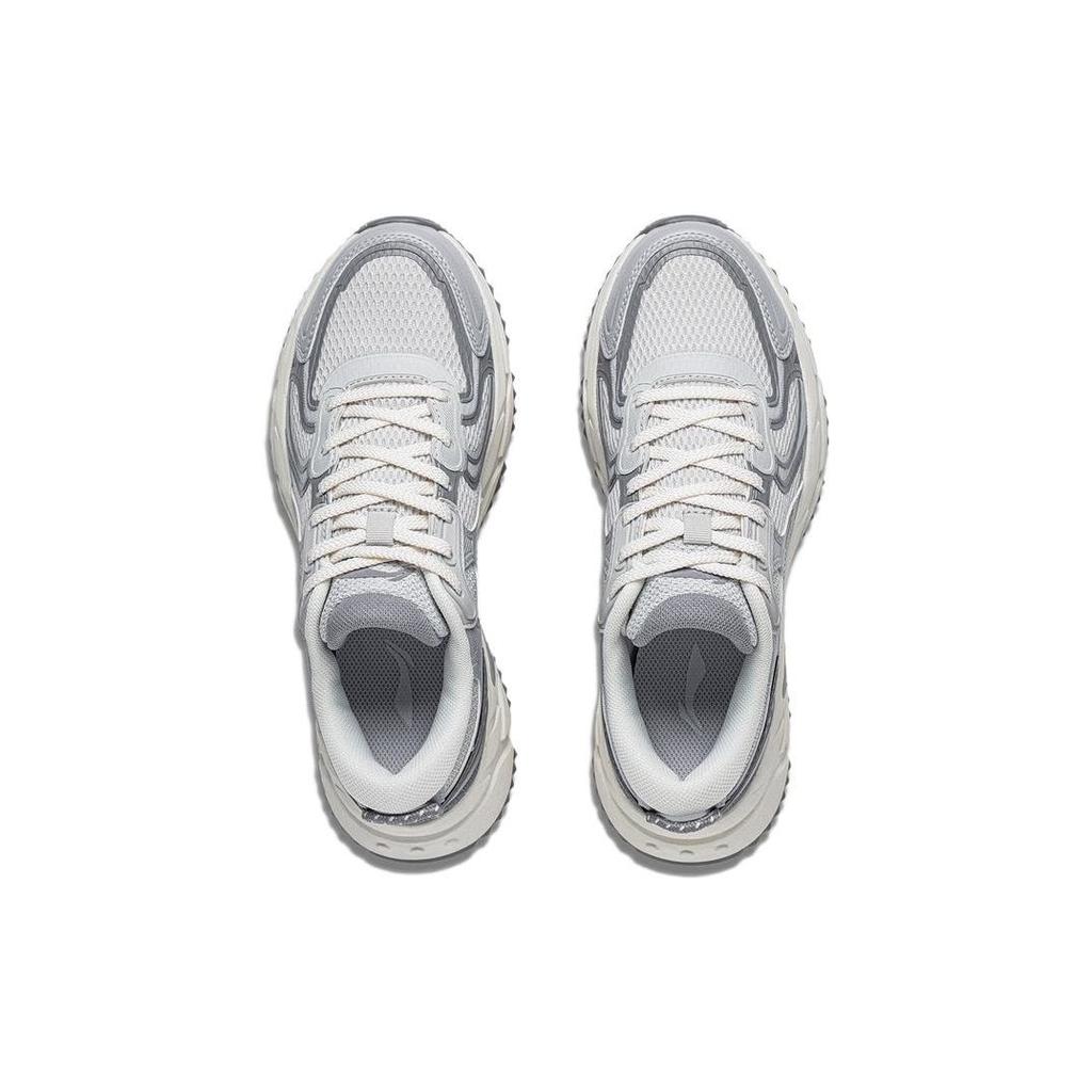 Li Ning Gathering Light Textile, Synthetic Leather Slip Resistant, Abrasion Resistant, Breathable Low Top Running Shoes ARXT008-2