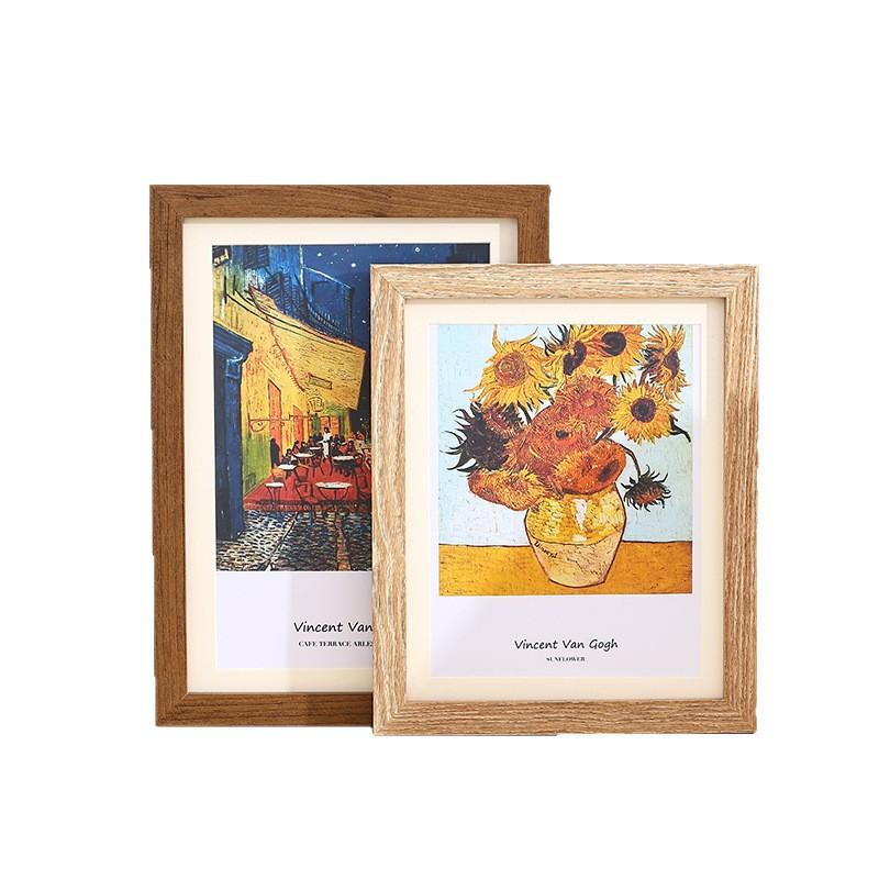 Wooden Picture Frame Wall Hanging Or Desktop Display A4 A3 A2 Large Size MDF Photo Certificate Diploma Artwork
