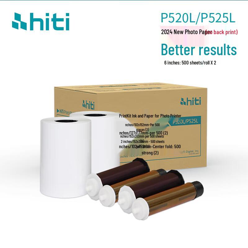 HITI Dye-Sublimation Photo Paper CN Plug (adapter Included)