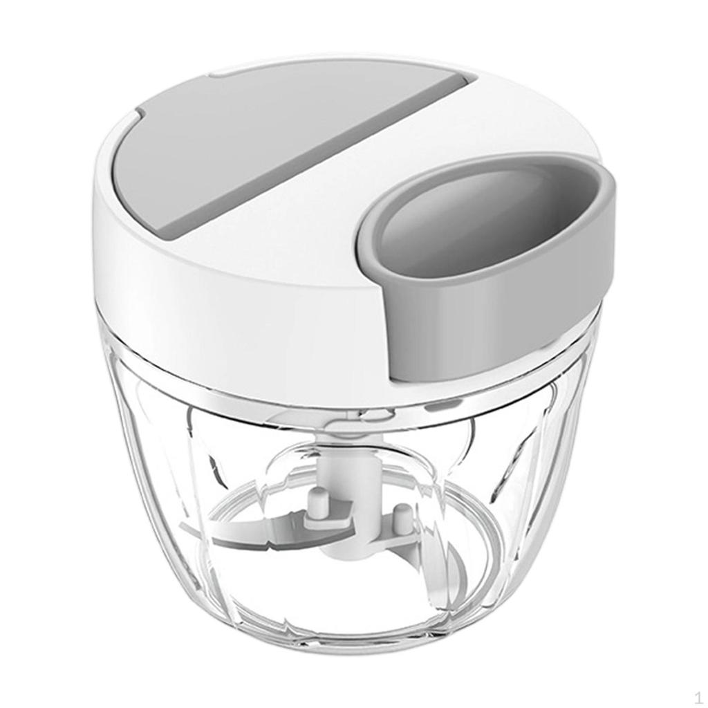 Garlic Mincer Manual Food Processor Hand Pull String Onion Cutter Vegetable Chopper for Fruits Chili