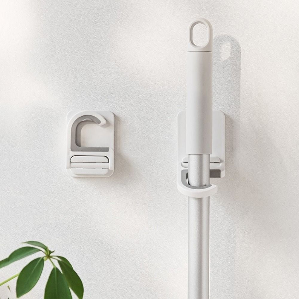 3 Stück Selbstklebender Besenhalter Wandmontierter Besen Mopp Clip Besenbürsten Organizer Küche