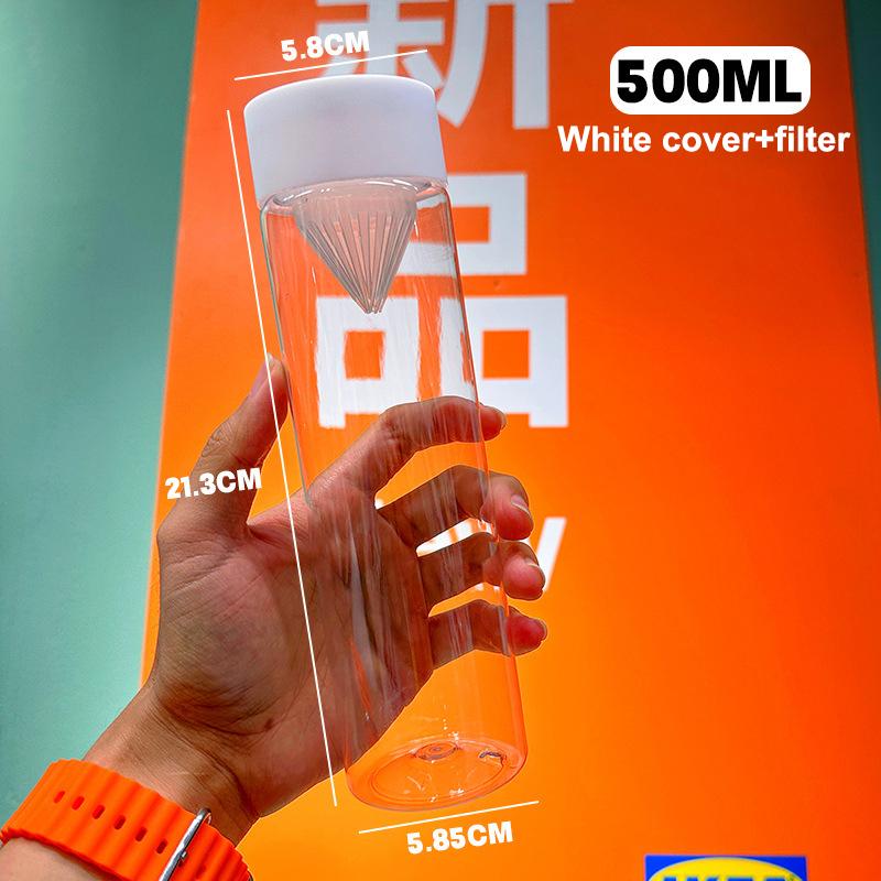 

Холодный заваренный чай бутылка для воды фильтр стакан для воды портативный для спортивных вылазок молоко чай фруктовый сок питьевая чашка дома прозрачный
