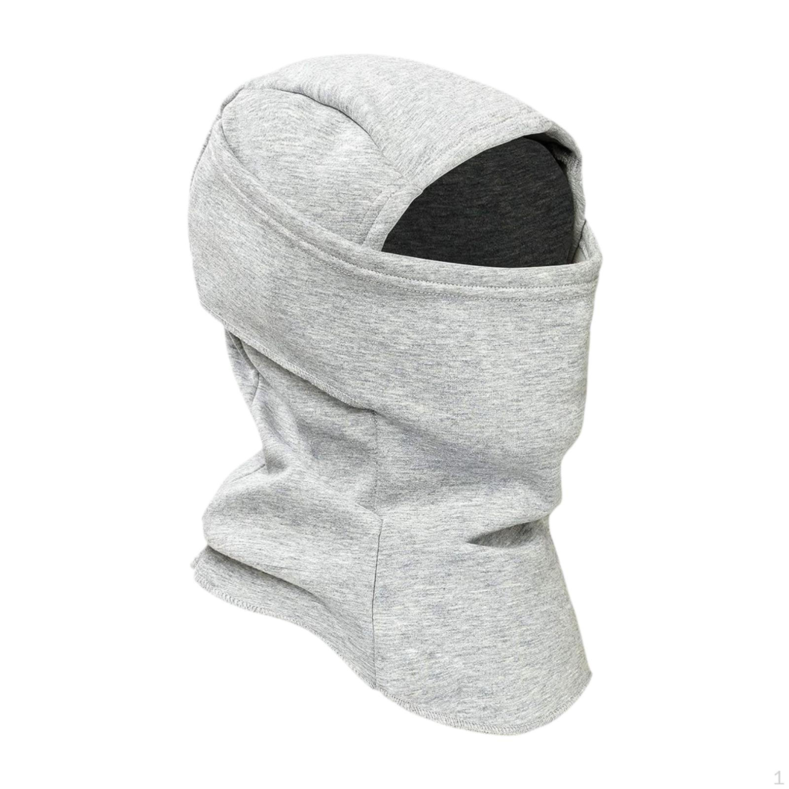 

Балаклава маска для лица лыжная для холодной погоды зимняя шапка светло-серый