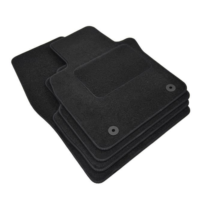 Tapis De Sol - Mazda - 3 - Velours Noir - 4 Pièces - Ajustement Précis