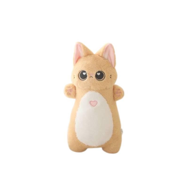 Adorable Short Plush Siamese/blue/orange/cow/pig Cat Stuffed Animal Pillow Toy Perfect Birthday Gift