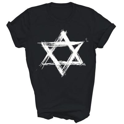Davidstern Stolz Israel Jüdische Flagge Unisex Shirt Geschenk