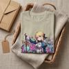 Fate Stay Night Arthur Pendragon Saber Class Tshirt Unisexs Cotton Clothing Vintage Oneck Short Sleeve