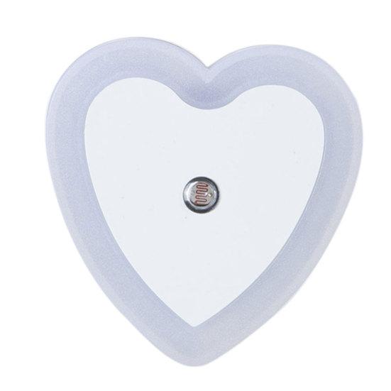 

Heart-Shaped LED Night Light Automatic Sensor Hallway Bedroom Stairs Wall Lamp белый