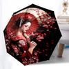 Japanese Geisha Umbrella, Portable 8-Rib Iron Frame Umbrella, Perfect for Outdoor Travel, Home Access, Birthday Christmas Gifts