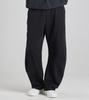 Beoteunseoul Lycra Curved Elastic Waist Pants (Black)