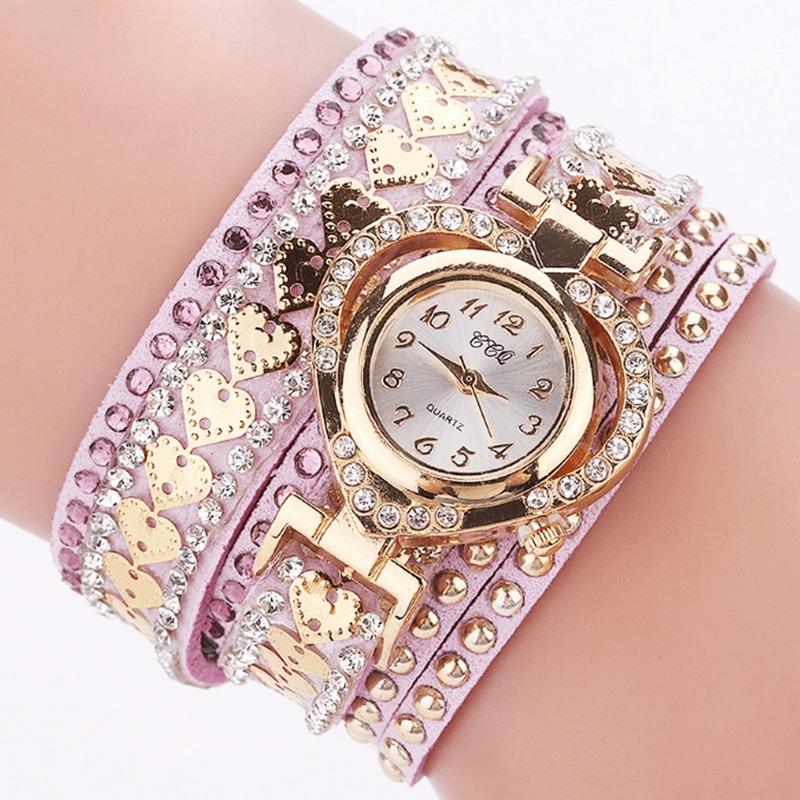 Women Fashion Long Strap Watch Ladies Casual Rhinestone Dress Watch Female Bracelet Wristwatch Relogio Feminino Clock