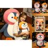 Cute Fruit Penguin Plush Toy Animal Zoo Couple Penguin Doll Baby Sleep Soothing Rag Doll 25cm 40cm 70cm 90cm