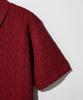 STCO Diems Ice Touch Cable Short Sleeve Knit_Red (Classic Fit)_Dktxb62Csr