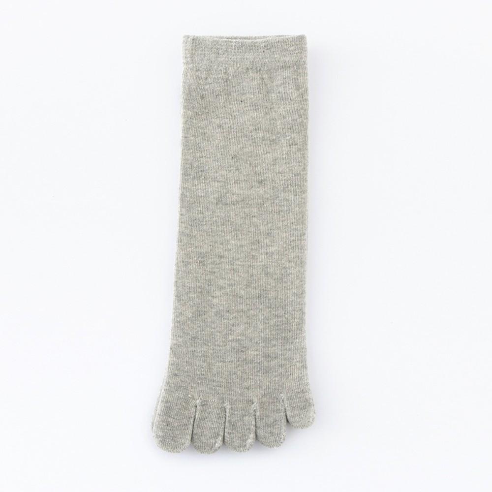 Comfortable Cotton Five Finger Socks Breathable Antibacterial Sports Socks Sweat-absorbing Split Toe Socks Men