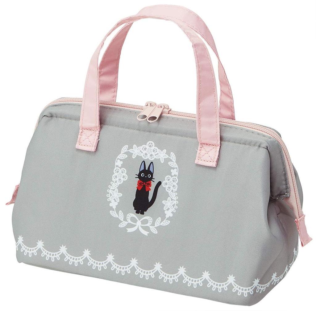 Skater Insulated Clasp Lunch Jiji Delivery Studio Ghibli Bag, Lace, Kiki's Service, KGA1-A