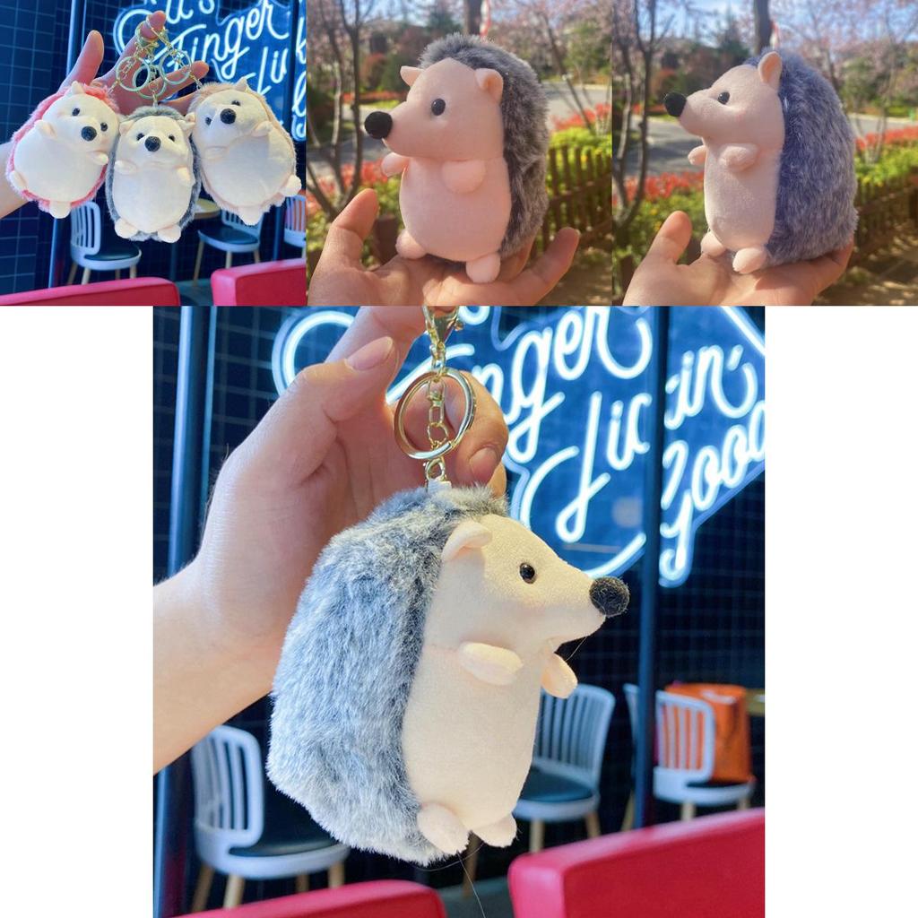 Plush Hedgehog Keychain With Keyring For Kids And Collectors