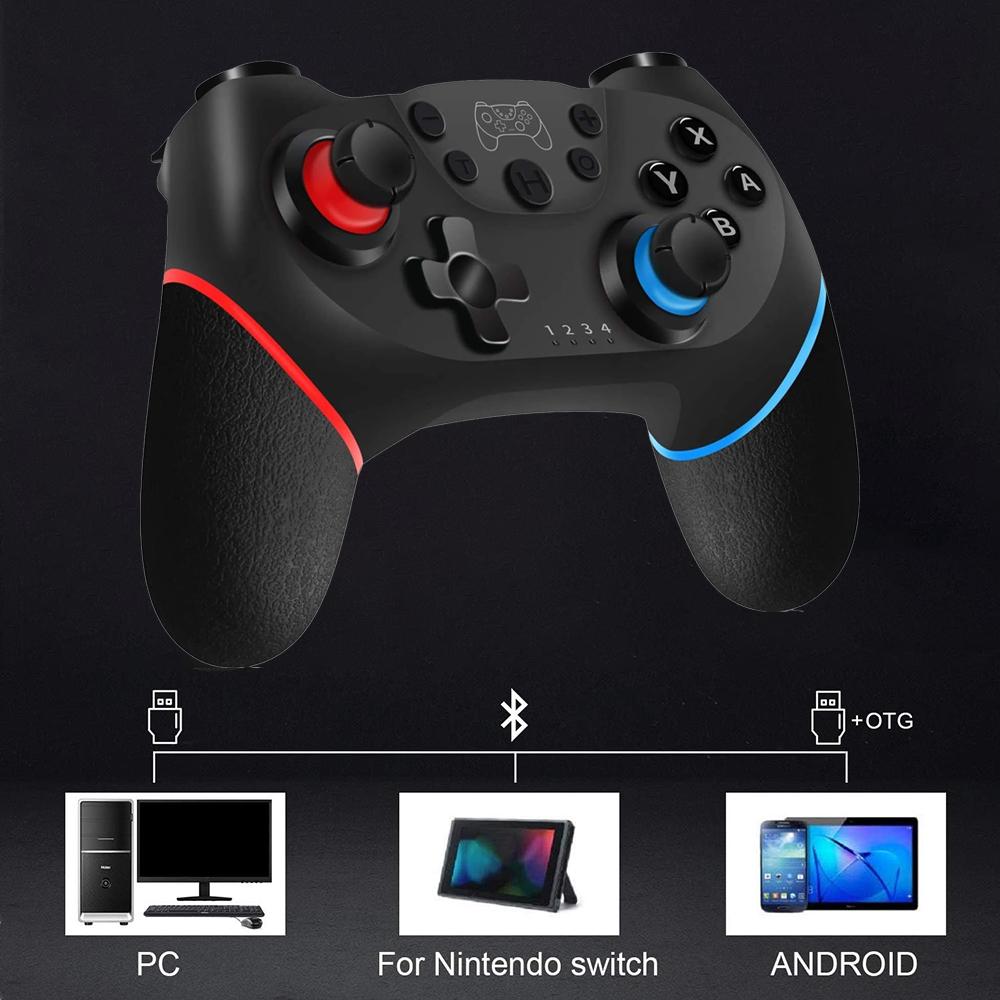 Bluetooth-Compatible Wireless Controller for Switch 2 & Switch 1 & Oled Console Gamepad Android PC Joystick Controle with 6-Axis