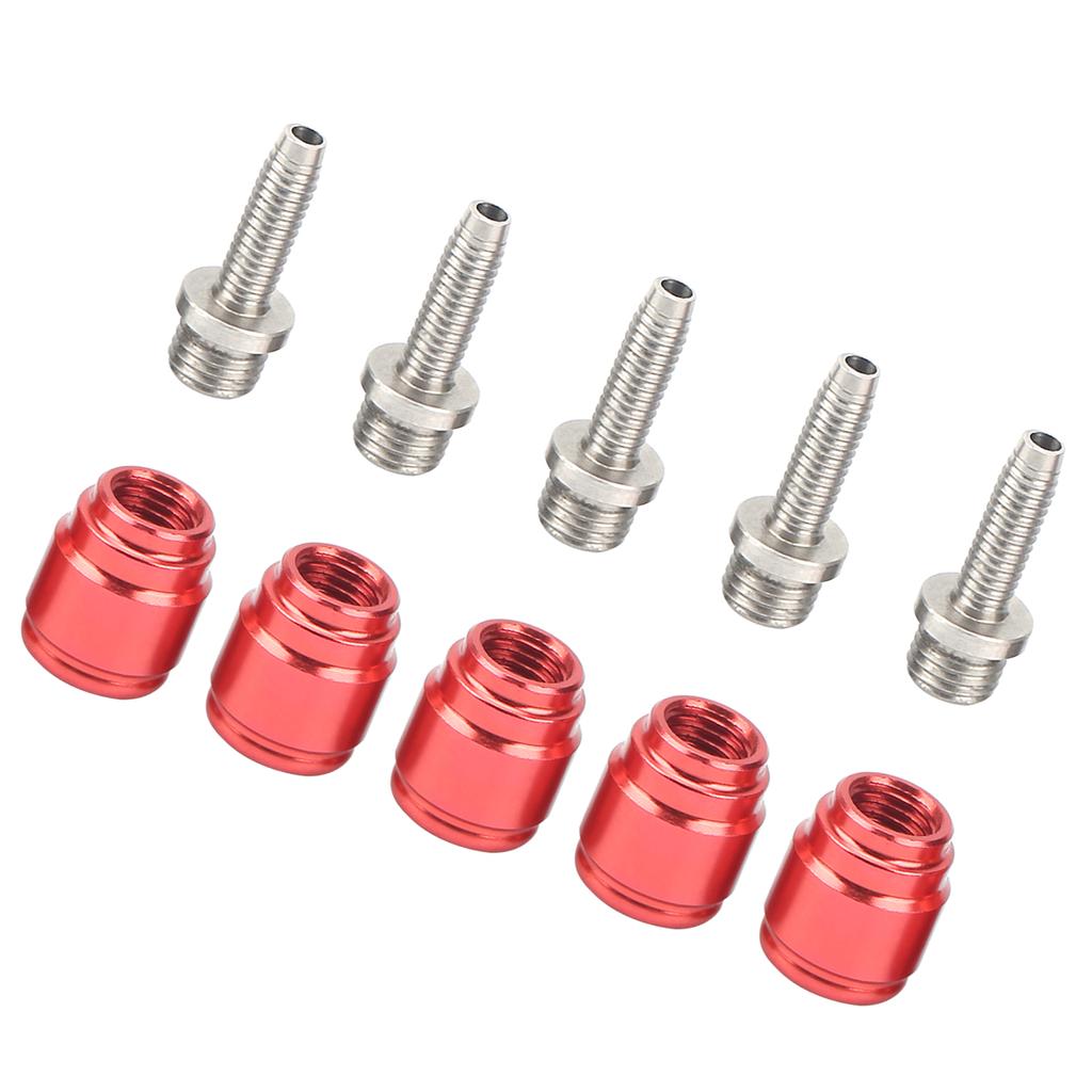 GUB Bike Disc Brake Aluminum Alloy Olive and Stainless Steel Connecting Insert for AD593