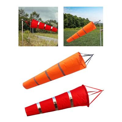 Airport Windsock Wind Sock, Rip Stop Weatherproof Oxford Cloth Wind Direction Indicator Measurement Bag for Park Airport Farm