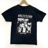 Nouveau T-shirt Noir Populaire du Groupe Halestorm Coton Toutes Tailles JJ14 T-shirt Unisexe