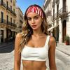 1 ks Módní dámské sportovní čelenky do vlasů Retro styl Zvířecí zebra potisk Čelenka pro každodenní život Street Dance & Výlety