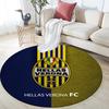 Hellas Verona pattern round rug,Carpet Rug for Living Room Bedroom Playroom ,Non-slip Floor Mat,Holiday Gifts and Birthday Gifts.