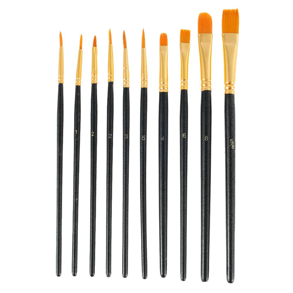 

50/10 Pcs Artist Brush Set DIY Acrylic Oil Painting Watercolor Painting Gouache Painting Face Painting Art Brush Supplies