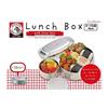 ZEBRA Stainless Steel Oval Lunch Box, 16cm, with Storage