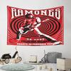 "Ramones Concert Poster Art" Pattern Wall Hanging Tapestry Decorative Tapestry Home Decor for Bedroom and Living Room