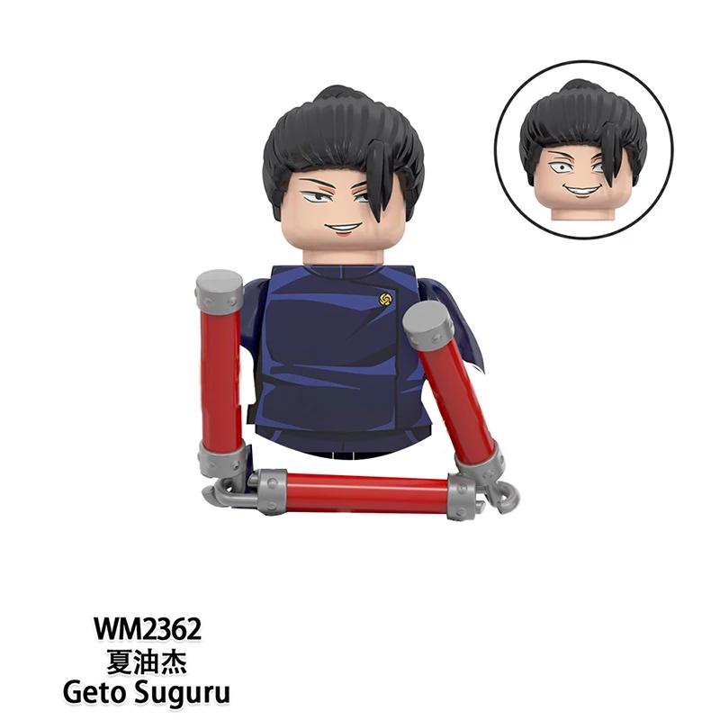 Anime WM6139 WM6140 WM6149 WM6201 Itadori Yuji Jujutsu Kaisen Set Mini Action Figure Toys Irthday Present Accessories