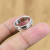 Cadeau Pour Femmes Bague Spinner Taille 6.75 Argent 925 Naturel Sans Pierre Pierre Précieuse