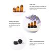 100Pcs Essential Oil Bottle Mini Small Portable Travel Glass Liquid Formulas Container Brown 2ml
