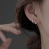 925 Sterling Silver Spring Ear Studs: Light Luxury Niche Earrings & Hoops for Women, Summer 2022