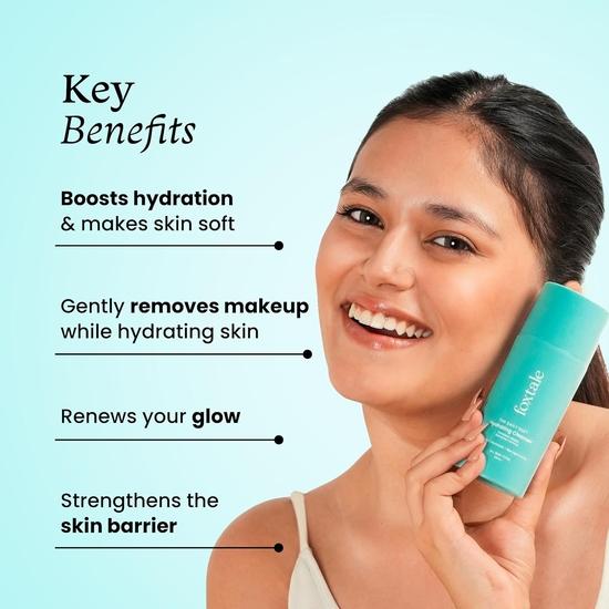 Foxtale Gentle Hydrating Face Wash with Hyaluronic Acid, Vitamin B5 | Deep Pore Cleansing| Cleanser For Men & Women | All Skin Types | 100 Ml