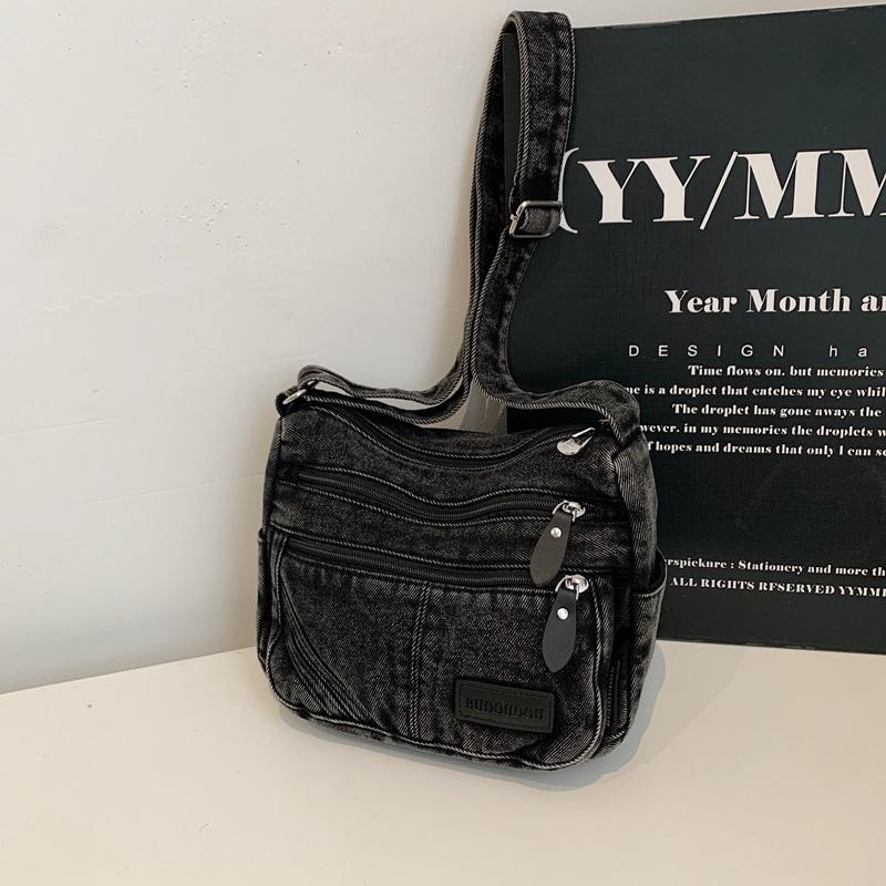 Fashion Vintage Denim Shoulder Crossbody Bag Casual Summer Canvas Bags Messenger Bag for Girls Ladies Purses and Handbags 2026