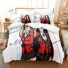 Kakegurui Sengetøy Sett For Jente Anime 3d Dynetrekk Sett Dyne Sengetøy Twin Queen King Enkelt Størrelse Gutter Barn Gave Tegneserie