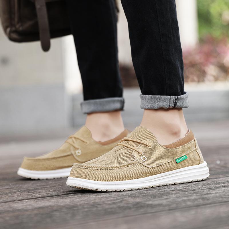 Spring Foreign Trade Large Size Men's 2024 New Versatile One-pedal Lazy Casual Loafers Cloth Shoes Are In Stock