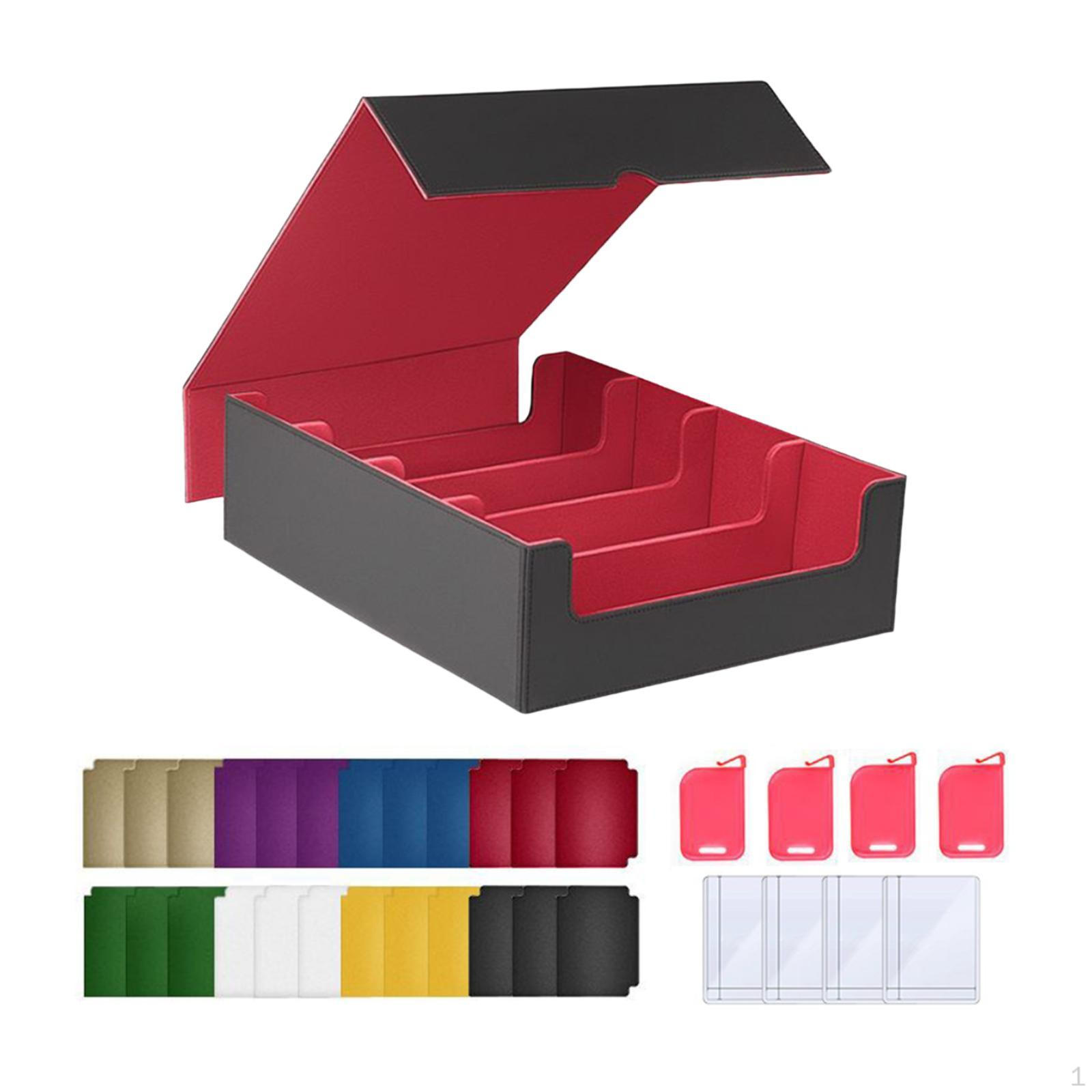 

Контейнер для карточной колоды, коллекционная игрушка, вмещает более 3000 карт, спортивные карты красный