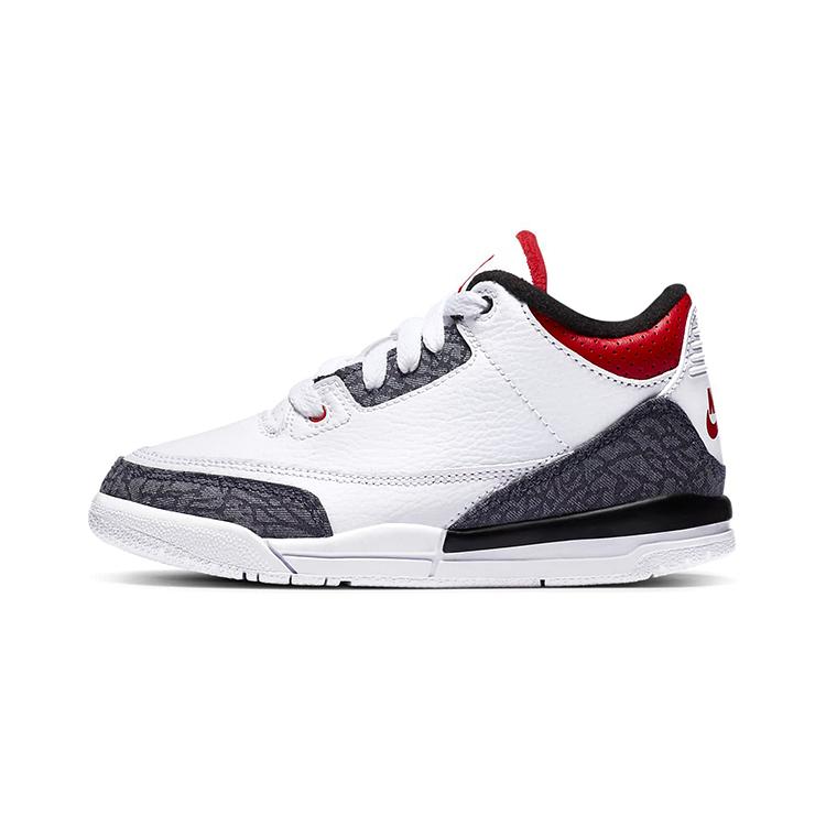 

Jordan 3 Retro SE Fire Red Denim PS 35