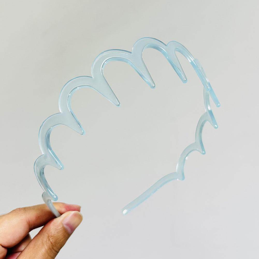 Fashion Glasses Frame Shape Acrylic Hairbands Women Lady Toothed Headband Anti-slip Hair Hoop Fashion Hair Accessory Decor Props