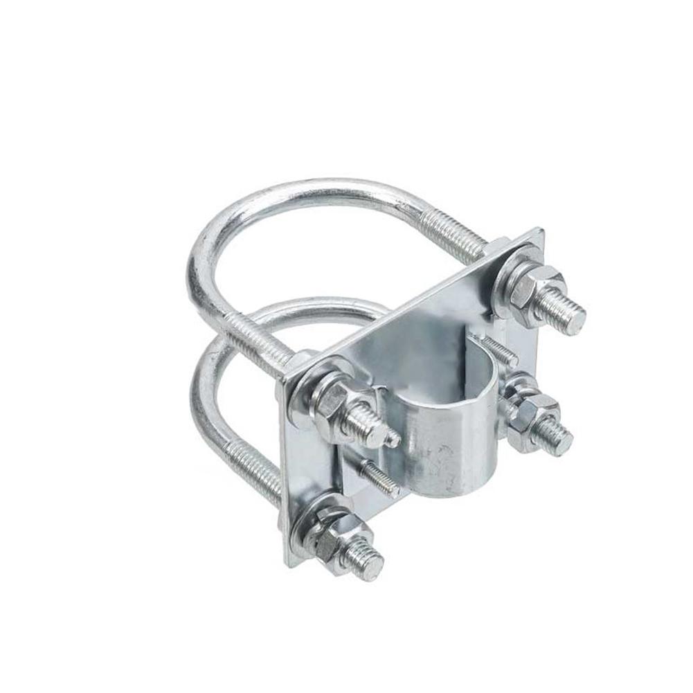 Balcony Installation Stable Anti-sway Connection Galvanized Finish For Satellite Antennas Adjustable Mast Clamp For Rv