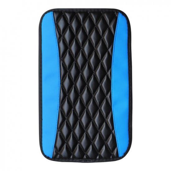 Car Leather Armrest Box Cushion Cover Center Console Pad Protector Accessories