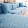 Summer Cool Ice Silk Sofa Cover Stretchable Couch Cushion Slipcover All-Inclusive Universal Sofa Protector Non-Slip Settee Pad