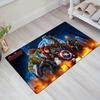 1 Stück Marvel Avengers Superhelden Teppich, Rutschfeste Fußmatte, Cartoon-Charakter-Design, Weicher Samt, Raumdekoration, Waschbar