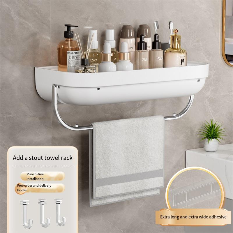 Trójnóg Łazienkowy Montowany na Ścianie Bez Wiercenia Stojak do Przechowywania na Ścianę Stojak do Przechowywania w Narożniku Stojak Ścienny do Narożnika Łazienki