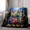 Custom 1pc Power Rangers Team-up Blanket, Soft And Comfortable Blanket, Casual Warm, Camping Travel Blanket, Birthday Gift Q912156