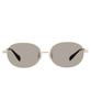 Zoff Suncut Oval Sunglasses UV Unisex for Men and Women Glasses/UV100%CUT (Gold, ZA252G02_56E1) Protection, Stylish, [5616-145]