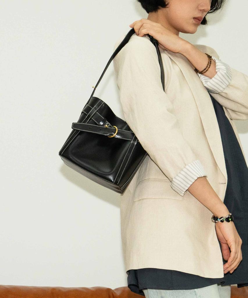 5D5Seoul Amelia Bucket Bag Special Color _Jet Black
